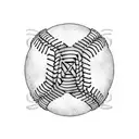 baseball field tattoo design idea