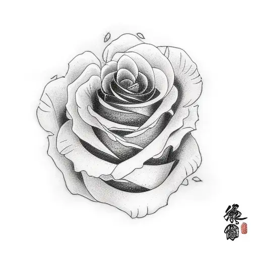 corps bride, bdsm, rose tattoo design idea