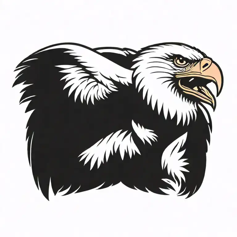 eagle tattoo design idea