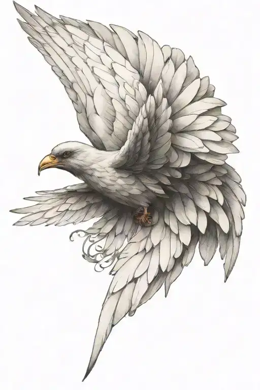hermes wings  tattoo design idea