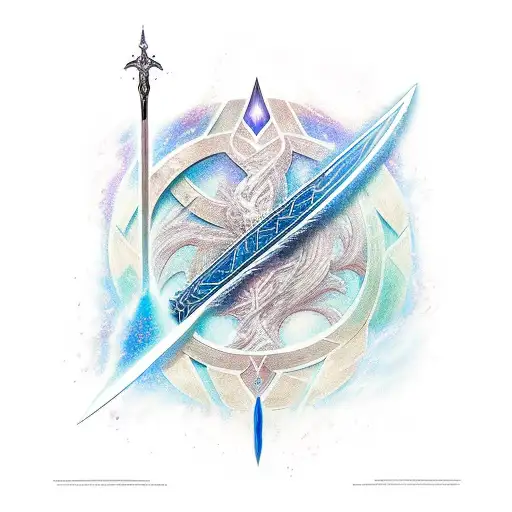 oathbringer sword from the stormlight archives tattoo design idea