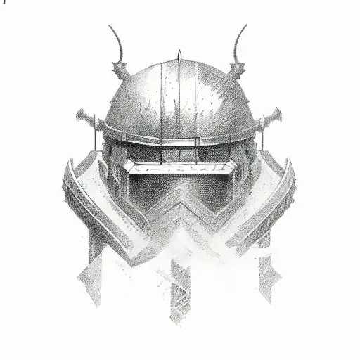 crusader  tattoo design idea