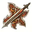 narsil sword tattoo design idea