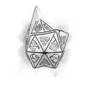 2 dices tattoo design idea