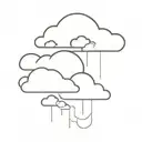 cloud tattoo design idea