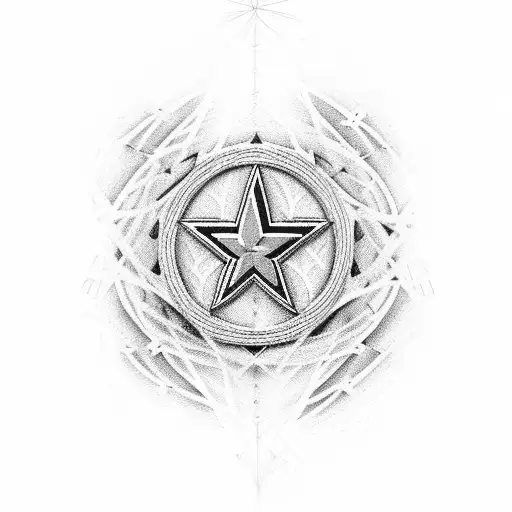 Dallas cowboy mesh with Boston redsox tattoo design idea