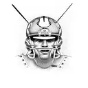 Dallas cowboy mesh with Boston redsox tattoo design idea