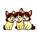 my three dogs names, coco, nala nada diva tattoo design idea