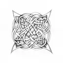 Celtic Knot tattoo design idea