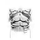 "Never Broke Again" on the upper abdomen curved above the navel tattoo design idea