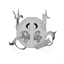 "Never Broke Again" on the upper abdomen curved above the navel tattoo design idea