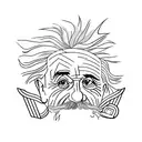 albert Einstein potion tattoo design idea