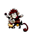 monkey d lufy tattoo design idea