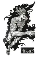 greek god Hermes tattoo design idea