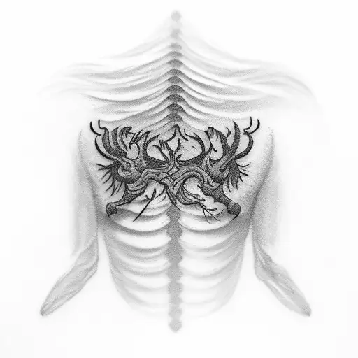 matching small tattoos for side ribs tattoo design idea