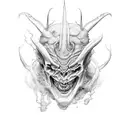 devils in my veins  tattoo design idea