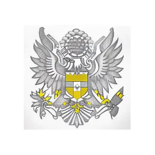 Moldova and USA Flag with MUTU in between them tattoo design idea