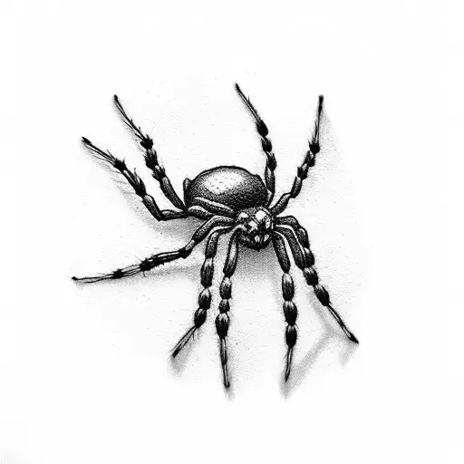little spider webbing down mans nipple  tattoo design idea