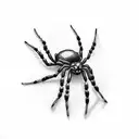 little spider webbing down mans nipple  tattoo design idea