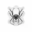 little spider webbing down mans nipple  tattoo design idea