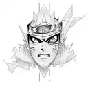 curse mark naruto tattoo design idea