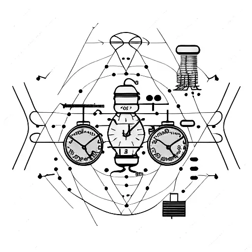 physics time computer Morse code for Owen tattoo design idea