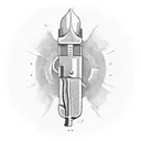 lever action rifle  tattoo design idea