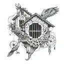 brazillian favela tattoo design idea