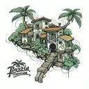 brazillian favela tattoo design idea