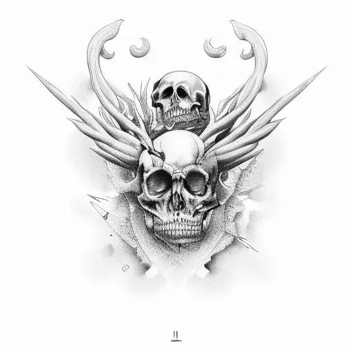 morbid tattoo design idea