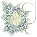 fractal art extruding tattoo design idea