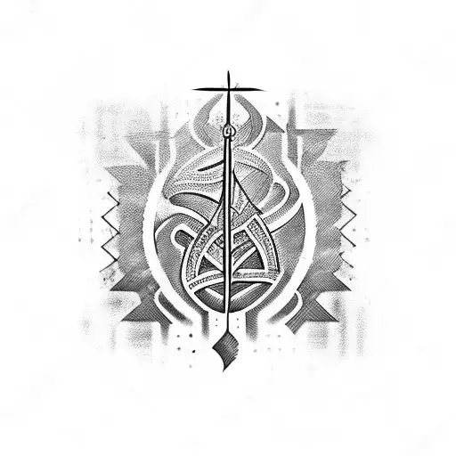 blood script tattoo design idea