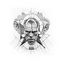 Charles bukowski tattoo design idea