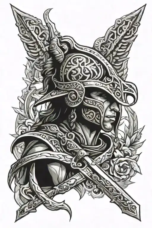 Skyrim tattoo design idea