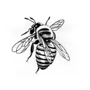 Honey Bee tattoo design idea