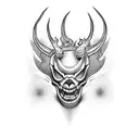 devil on skates tattoo design idea