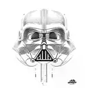 darth Vader ficando maluco tattoo design idea