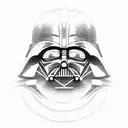 darth Vader ficando maluco tattoo design idea