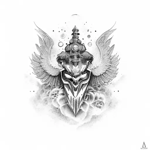 fenix con el mundo a sus pies  tattoo design idea
