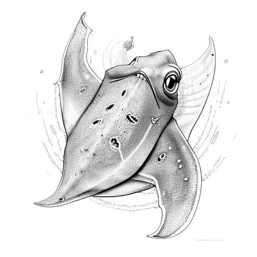 stingray  tattoo design idea