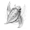 stingray  tattoo design idea