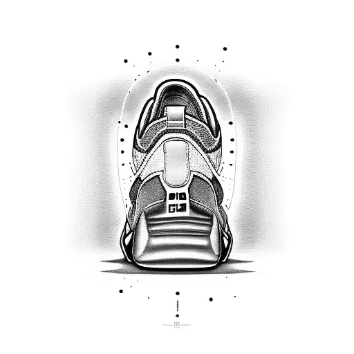 Back to the future board with nike mag 12 on top tattoo design idea