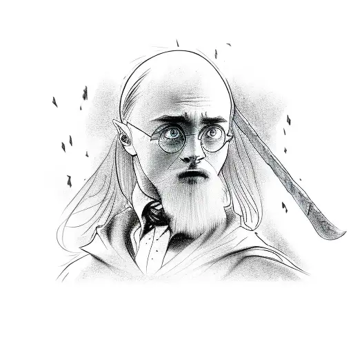 harry potter tattoo design idea