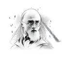 harry potter tattoo design idea