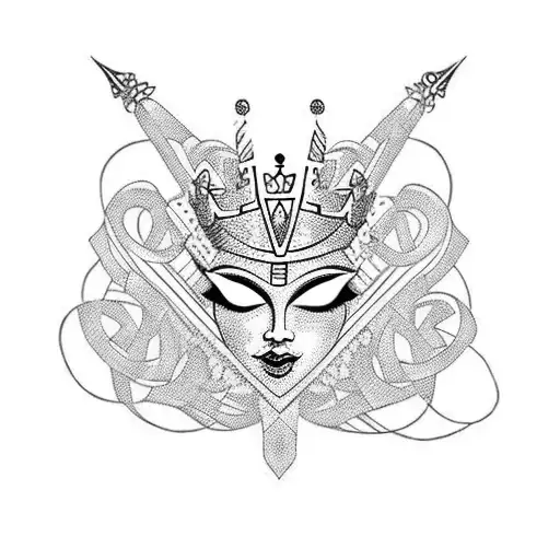 Aaron's Queen tattoo design idea