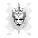 Aaron's Queen tattoo design idea
