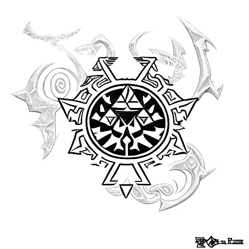The Legend of Zelda Phantom Hourglass tattoo design idea
