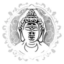 Buddha tattoo design idea