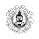 Buddha tattoo design idea