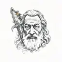 gandalf tattoo design idea